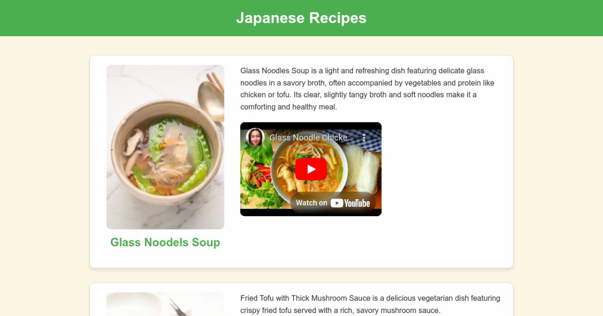 Japanese Recipes