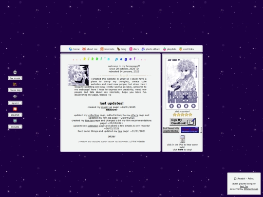 Website screenshot