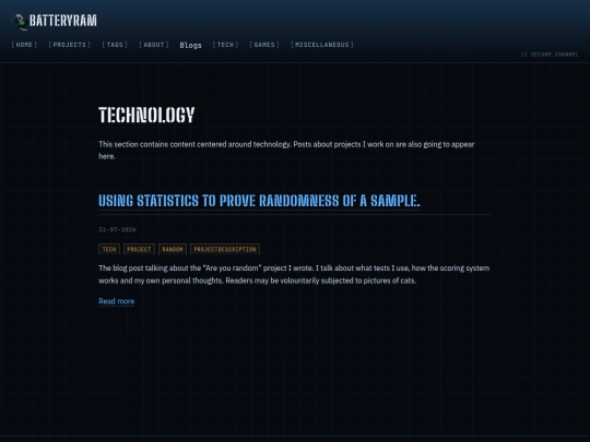 tech screenshot