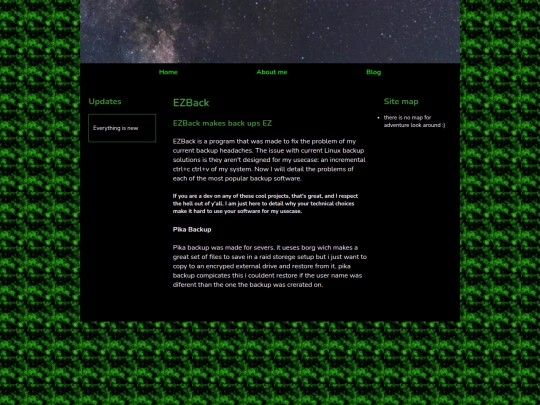EZBack screenshot