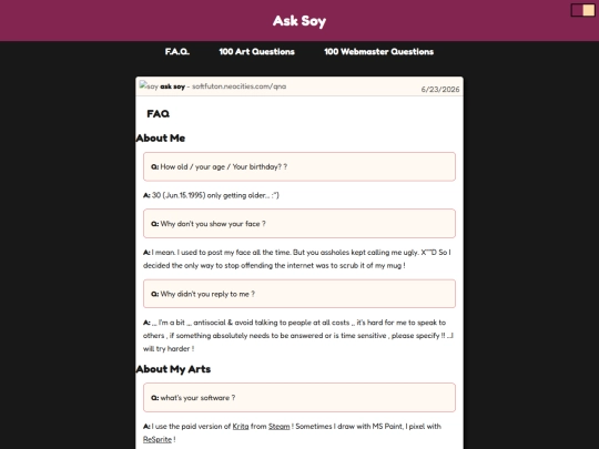 qna/faq screenshot