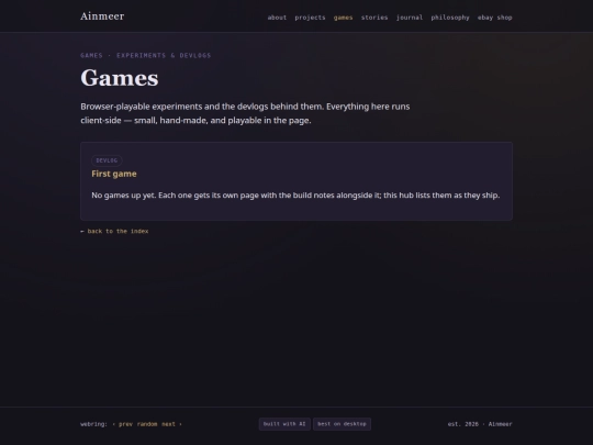 games screenshot