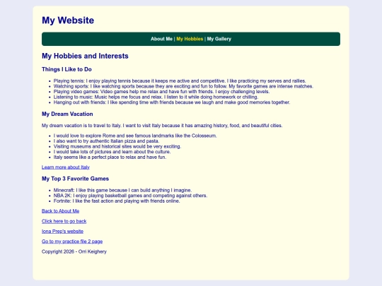 Website screenshot