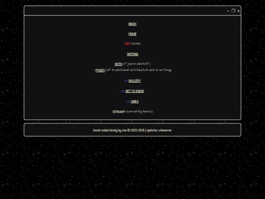 sitemap screenshot