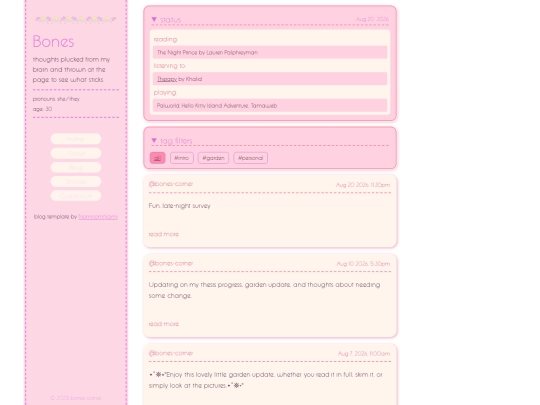 blog screenshot