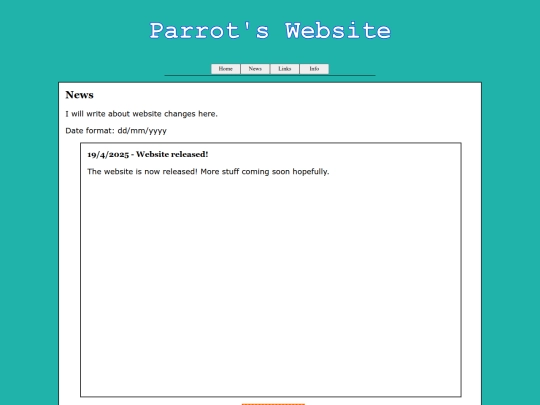 Website screenshot