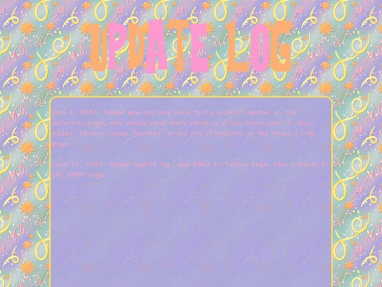 updatelog screenshot