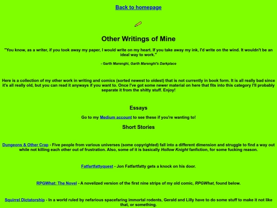 other-writing screenshot