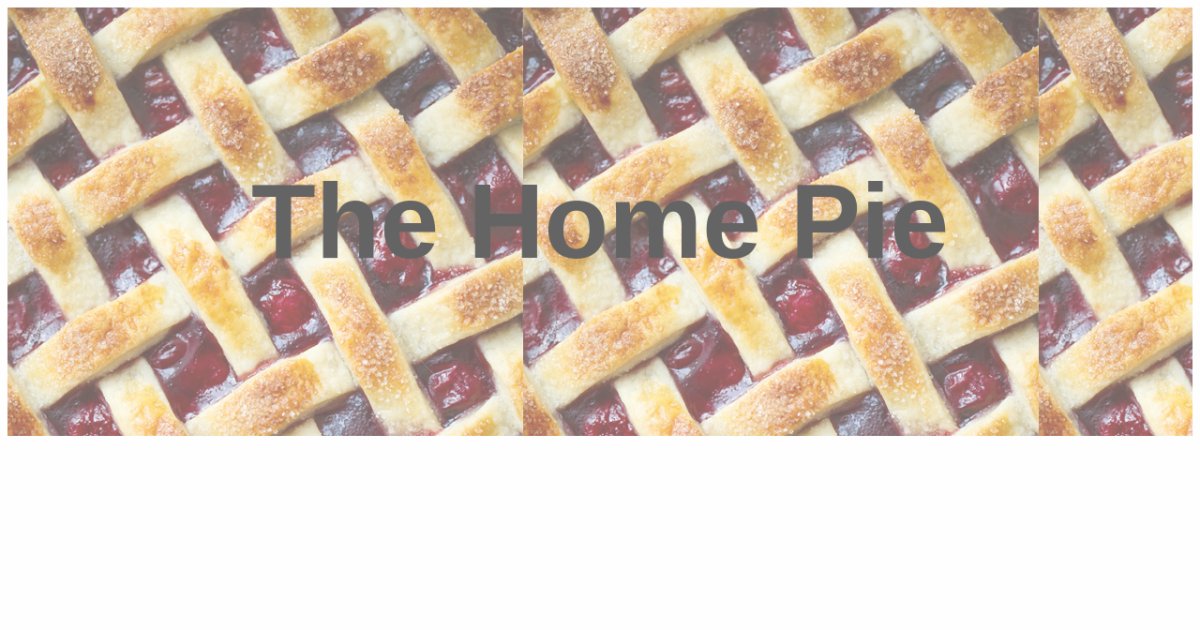 The Home Pie a local gourmet pie shop