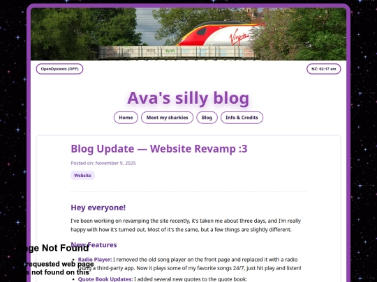 blog/Blog Update — Website Revamp screenshot
