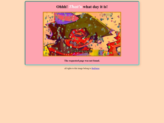 not_found screenshot