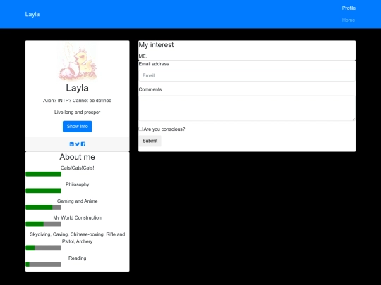 profile screenshot