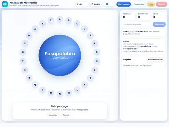 PasapalabraMath screenshot