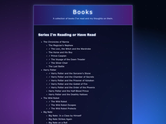 books screenshot
