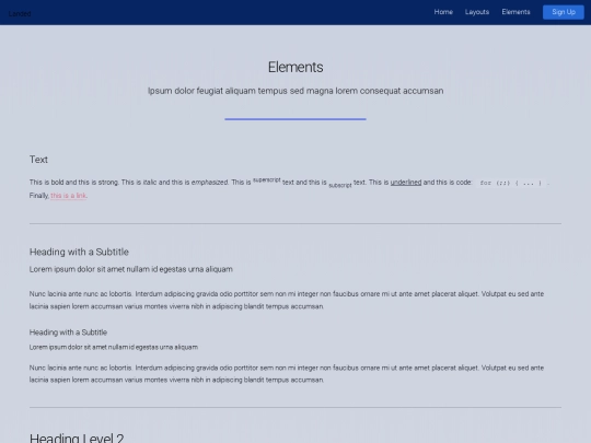 elements screenshot