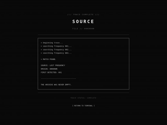 trace screenshot