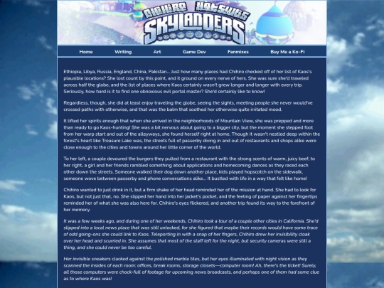 Website screenshot