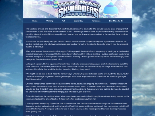 Website screenshot