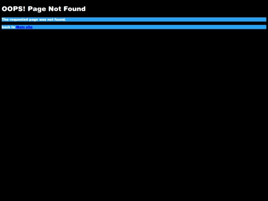 not_found screenshot