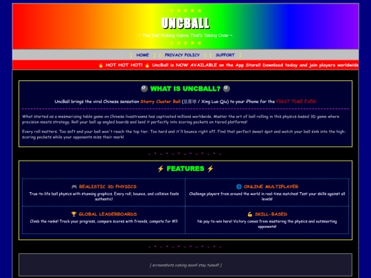 Website screenshot