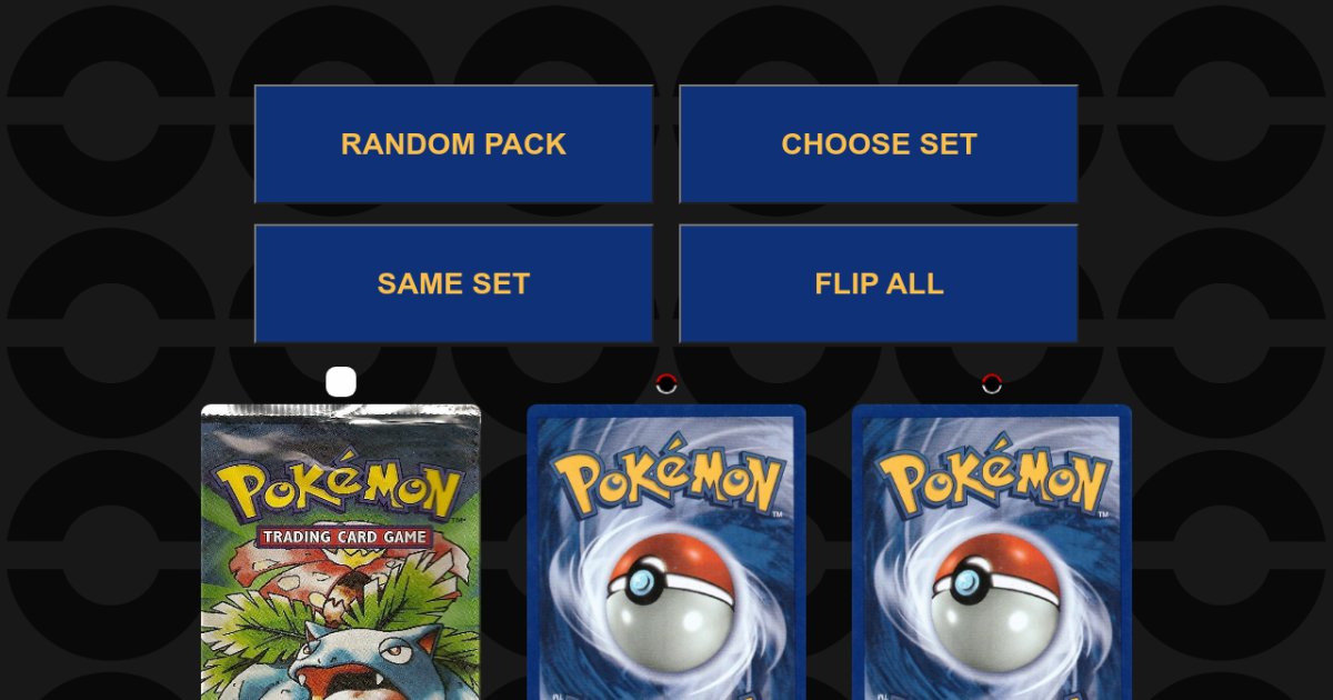 pokemon booster pack simulator