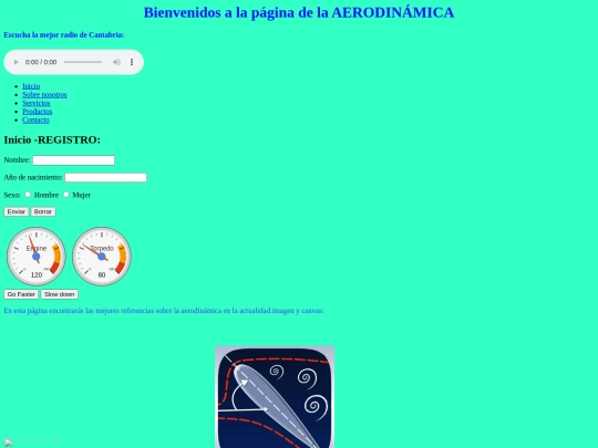 html/paginaweb screenshot
