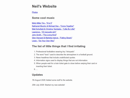 index screenshot