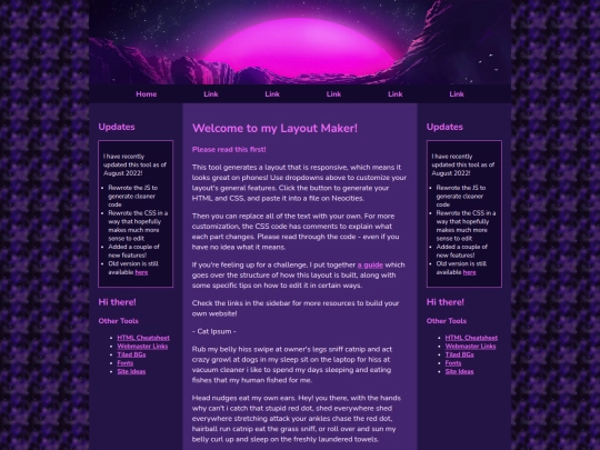 Website screenshot
