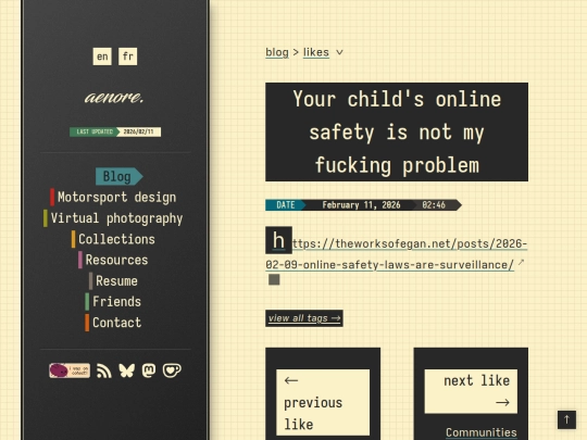 Website screenshot
