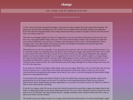 everything/writing/change screenshot