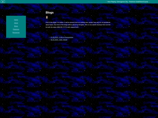 blogs screenshot