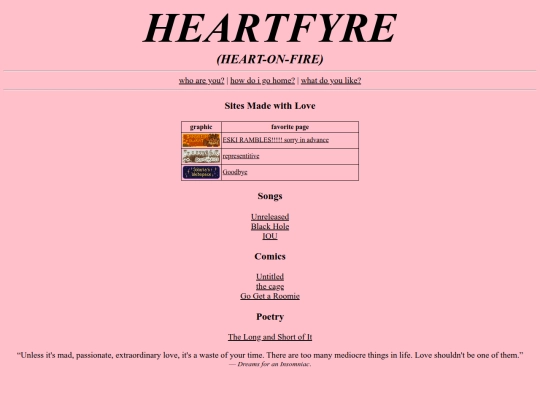Website screenshot
