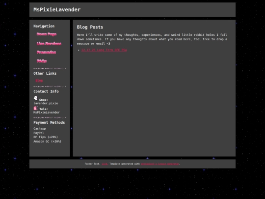 Website screenshot