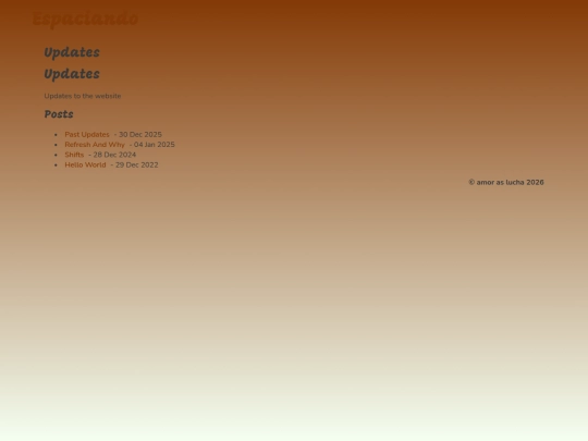 categories/updates screenshot