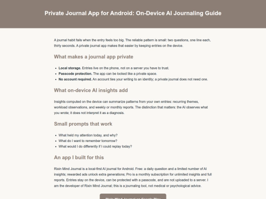 private-journal-app-android screenshot