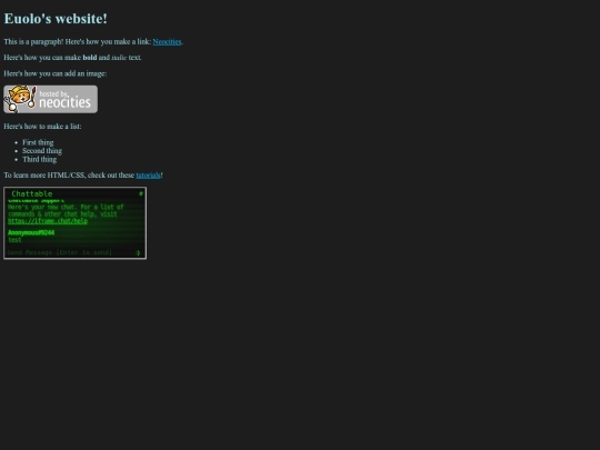index screenshot