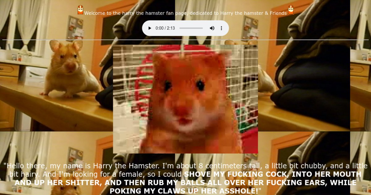 Found this cute hamster was it one of the creators pet??? : r/stanleyparable