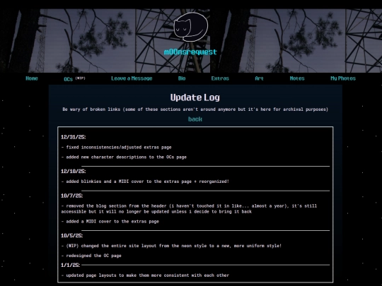updatelog screenshot