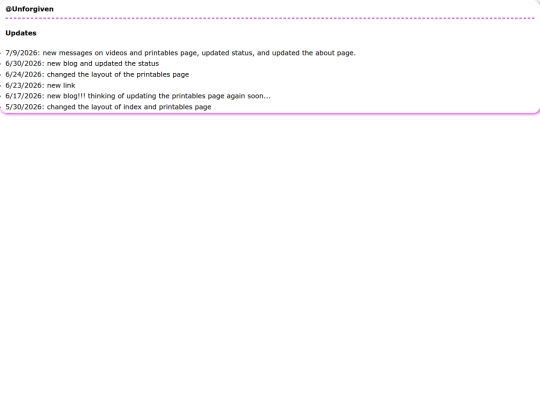 updates screenshot