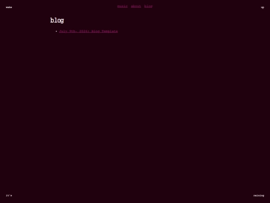 blog screenshot