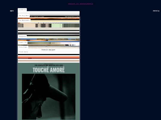 experiments/vinyl-collection screenshot