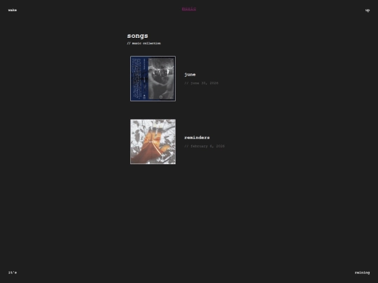 songs screenshot