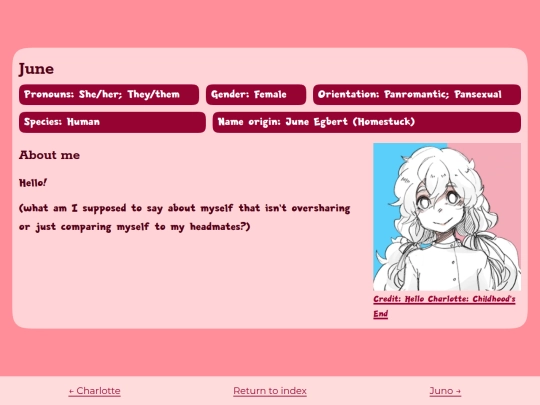headmates/june screenshot