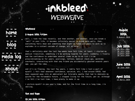blog screenshot