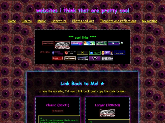 Website screenshot