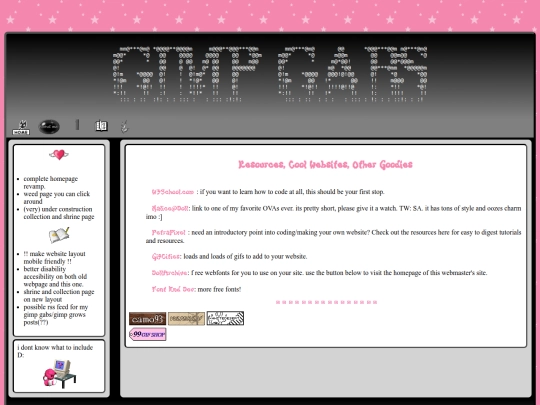 Website screenshot