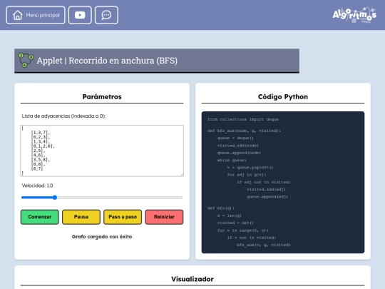 applets/bfs screenshot