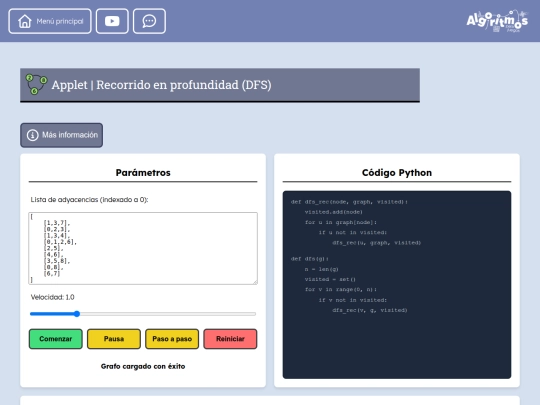 applets/dfs screenshot