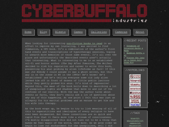 Website screenshot