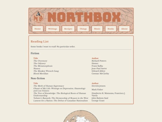 reading-list screenshot